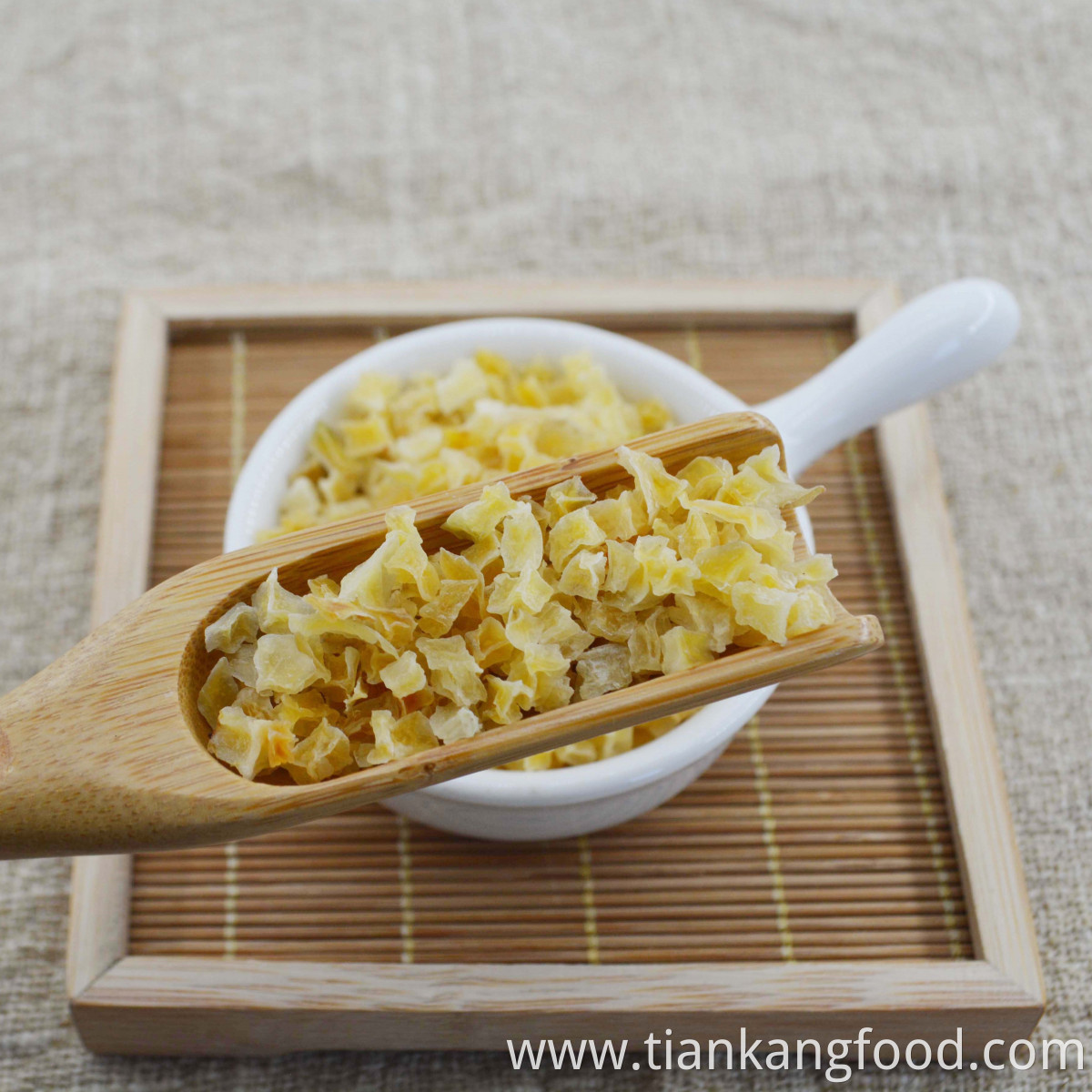 dehydrated white potato cubes